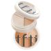 Full Cover Concealer Palette,Tri-Color Concealer Make Up ,Corrects Dark Circles Red Marks Scars& Softens Fine Lines,Highlight Contours Waterproof Long Lasting Concealer Matte Foundation