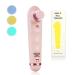 Vicloon Baby Nail File 4 in 1 Electric Baby Nail Trimmer Baby Nail File Kit Manicure Set Safety Cutter Trimmer Clipper with 4 Grinding Heads for Newborn Toddler Kids Toes and Fingernails Care pink