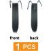 Prinfantasy Straight Long Halo Hair Extension | Black Synthetic Ponytail Clip | 22 Inch Wrap Around Hairpiece for Women - Buy Online on SooperMarket.com