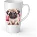 White Ceramic Baby Carlin Mug - Large 483 ml Perfect for Hot Chocolate or Milk Fun and Easy to Use - Buy Online on SooperMarket.com