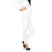 FUTURO FASHION Womens Maternity Leggings Full Ankle Length Cotton Leggings Comfortable Maternity Leggings for Ladies Soft Pregnancy Pants Belly Support Size 8-22 14 White