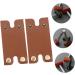 Angoily Leather Travel Razor Cover Case - Compact Shaver Storage Bag for Manual Razors | Set of 4 | 8.5x4.5cm - Perfect Travel Accessory - Buy Online on SooperMarket.com