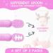 Vicloon Baby Fork and Spoon Set - 2Pcs Silicone Weaning Spoon for Self Feeding - Easy Grip Toddler Cutlery Kit in Purple - Buy Online on SooperMarket.com