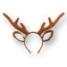MR.FOAM Reindeer Antlers Headband  Antlers Headband Adult Deer Antlers Headband Women Reindeer Antlers Headband for Halloween Christmas and Easter Party (brown+ears)