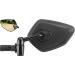 Busch & M ller Unisex Adult 913 Cycle Star E Rearview Mirror rear Black One Size