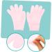 minkissy 3 Pairs Moisturizing Gloves Hands Night Mittens Exfoliating Glove Gloves Overnight Night Gloves Cream Gloves Softening Grade Anti-Wrinkle Gloves Spa Sebs Pink - Buy Online on SooperMarket.com