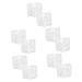 GANAZONO 10 Pcs Square Apple Molds Clear Fruit Plastic Fruit Mushroom Mold Shaping Mold Vegetable Alien