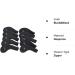 Sword & Shield Neoprene Zipper Golf Club Iron Head Covers - Set of 10, Black - Buy Online on SooperMarket.com