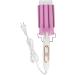 3 Barrel Curling Iron Wand - Adjustable Temperature Ceramic Lasting Waves Flexible for All Hairstyles - US Plug - Buy Online on SooperMarket.com
