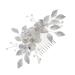 Rose Pink Pearl Hairpin Wedding Hairpin Bridal Hair Clips Accessories Everyday Headwear Thin Women Floral Hairpin For Wedding Bride Bridesmaid Party