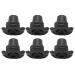 Crutches Foot Covers Waterproof Walking Stick Tips 6 Pieces Multipurpose for Crutches