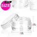 60Pcs Cosmetic Containers HNYYZL 3 Gram Clean Plastic Jar Travel Sample Empty Container for Lotion Eye Shadow Nails Powder Jewelry and Creams Sample Make-up Storage(Transparent 3ML) - Buy Online on SooperMarket.com