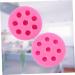MAGICLULU Decor 4 Pcs Cakesicles Mold Non-Stick Mold Silicone Mold Cake Decorations Pink Mold Cake Decorating Tool Fondant Mold DIY Mold Cake Toppers Cake Mold Blueberry Fondant Cake medium - Buy Online on SooperMarket.com