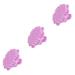 FRCOLOR Pack of 3 Cleaning Brush Makeup Remover Tool Silicone Face Washer Face Brush Made of Silicone Exfoliating Brush Soft Fur Scrubbing Massager Sink Man 5.20X5.20X3.00CMx3pcs