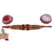 Raksha Bandhan Special - Handcrafted Fancy Rakhi with Complimentary Kum Kum Powder and Rice Grains Rudraksh Multi Thread