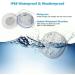 Zhongkaifa underwater light with remote control RGB multi color changing waterproof LED underwater light pond lighting pool lighting for vase base party christmas swimming pool wedding (4 pcs) - Buy Online on SooperMarket.com