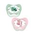 nip pacifier Family Latex orthodontic: Reduces pressure on teeth & jaw Made in Germany (3 (16-32 M) Pink Mint)