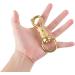 AOWESM Solid Brass Panic Snap 1-1/8 Inch X 4-1/4 Inch Quick Release with Round Swivel and Twist Body (1 Piece) - Buy Online on SooperMarket.com