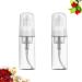Solustre 2pcs 50ml Empty Refillable Clear Plastic Pump Bottle Mini Foam Dispenser Bottle for Lotion Cream Travel Small Container - Buy Online on SooperMarket.com