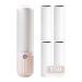 Compact Lint Roller with 150 Sheets - Portable Pet Hair Remover for Clothes Furniture and Travel Household Use 1 Handle+5 Roller Refills (Pink)