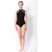 Limiles Women's Zip-Front Lace Net Back Tank Ballet Leotard - X-Small - Buy Online on SooperMarket.com