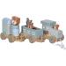 Kindsgut Holz-Reisenbahn - Sustainable Wooden Train Set with Zoo Animals | High-Quality Eco-Friendly Toy in Dark Gray - Buy Online on SooperMarket.com