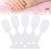 Nail Art Tips - 10pcs White Nail Sticks & Color Display Cards for Manicure & Gel Polish Practice - Buy Online on SooperMarket.com