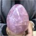 Natural Pink Rose Quartz Dragon Egg Crystal Specimen Quartz Crystal Egg 1pc kaixun (Size : 600g) - Buy Online on SooperMarket.com
