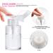 Professional Gel Nail Polish Remover Kit - Acetone Pump Dispenser, Nail Clips, Foil Wraps, Pusher & Brush - Acrylic/UV Gel/Soak-Off Polish Removal - Pink - Buy Online on SooperMarket.com