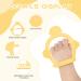 Vicloon Baby Teething Ring - 2PC Silicone BPA-Free Soft Lion Bite Toys for 3+ Months - Dental Aid & Massager - Yellow - Buy Online on SooperMarket.com