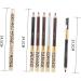 MUSISALY 2pcs Long Lasting Eyebrow Pencils Matte Eyeliner Pencil with Sharpener Eye Brow Pencils Kit Wooden - Buy Online on SooperMarket.com