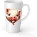 White Ceramic Baby Pig Mug - Large 483 ml Perfect for Hot Chocolate or Milk Fun and Easy to Use - Buy Online on SooperMarket.com