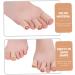 Healifty 4 Pcs Toe Cover Elastic Wrap Bandages - Beige Nylon Toe Protectors for Comfort and Protection - Buy Online on SooperMarket.com
