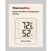 ThermoPro TP49 Digital Mini Thermo-Hygrometer | Accurate Indoor Temperature & Humidity Monitor | Ideal for Greenhouses & Living Rooms | Smiley Indicator | White - Buy Online on SooperMarket.com