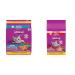 WHISKAS Seafood Selections Adult Dry Cat Food with Real Salmon 9.1kg Bag & Meaty Selections Adult Dry Cat Food with Real Chicken 2kg bag