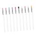 BELLIFFY 10pcs Eye Shadow Brush Makeup Brush Exfoliating Lip Brush Women Eyeshadow Brush Eyeliner