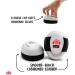 Ems for Kids Baby Ear Defenders - White & Black | Made in USA | Ideal for Concerts, Festivals & More! - Buy Online on SooperMarket.com