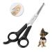 Chibuy Professional Pet Grooming Scissors with Round Tip Stainless Steel Dog Eye Cutter for Dogs and Cats, Professional Grooming Tool, Size 6.70" x 2.6" x 0.43" 1. Grey