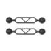 KitDive 5" / 12.7cm Double 1" Ball Arm for Connecting Strobe/Video Light to Underwater Tray/Handle (2 PCS) 5" X 2