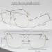 Musivon Vintage Glasses Frames for Men & Women - Decorative Silver Non-Prescription Eyewear - Buy Online on SooperMarket.com