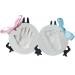 MyMiniJoy Baby Ornament Keepsake Print Kit (Super Bundle, 4 Ribbons, 2 Easels, Letter Set) Unique Handprint and Footprint Clay Casting Kit - Baby Gift Ideas for Boys and Girls - Personalized Registry