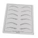 Angoily 6 Pcs Eyebrow Practice Skin Eyebrow Microblading Skin Eyebrow Training Skin Set