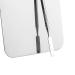 Buy Stainless Steel Makeup Mixing Palette | Cosmetic Artist Mixing Palette & Spatula for Nail Art & Eyeshadow - International Shipping Available - Buy Online on SooperMarket.com