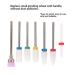 NAROOTE Nail Drill Bits 7Pcs Nail Metal Drill Bits Nail Polishing Burr Manicure Pedicure Accessory Tool Set(TZ-08) - Buy Online on SooperMarket.com