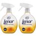 Lenor Crease Releaser Spray Removes Creases in Fabric Summer Breeze Scent Twin Pack 2 x 500ml