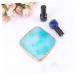 Buy NOLITOY 3 Pcs Nail Color Pallet - Resin Nail Art Tools for Stunning Nail Makeup | Gel Color Plates & Display | 9x9cm - Buy Online on SooperMarket.com