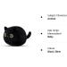 DNFASCHI Black Cat Plush Pillow Toy - Soft Stuffed Animal Cat Plushie for Kids - 20cm Cute Black Cat Stuffed Doll - Birthday for Boys Girls (Black-20cm) (HMHM20CM) - Buy Online on SooperMarket.com