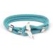 OralGos Multilayer Milan Viking Bracelet with Whale Tail Bracelet for Men Jewelry Beach Bracelet Chain Jewelry Blue