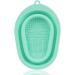 Dajidafu Makeup Brush Cleaning Mat Reusable Folding Cosmetic Tools Washing Pad Portable Eyeliner Applicators Scrubber Household Green - Buy Online on SooperMarket.com