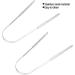 Stainless Steel Tongue Scraper | U-Shaped Tongue Cleaner for Bad Breath & Oral Health - Buy Online on SooperMarket.com